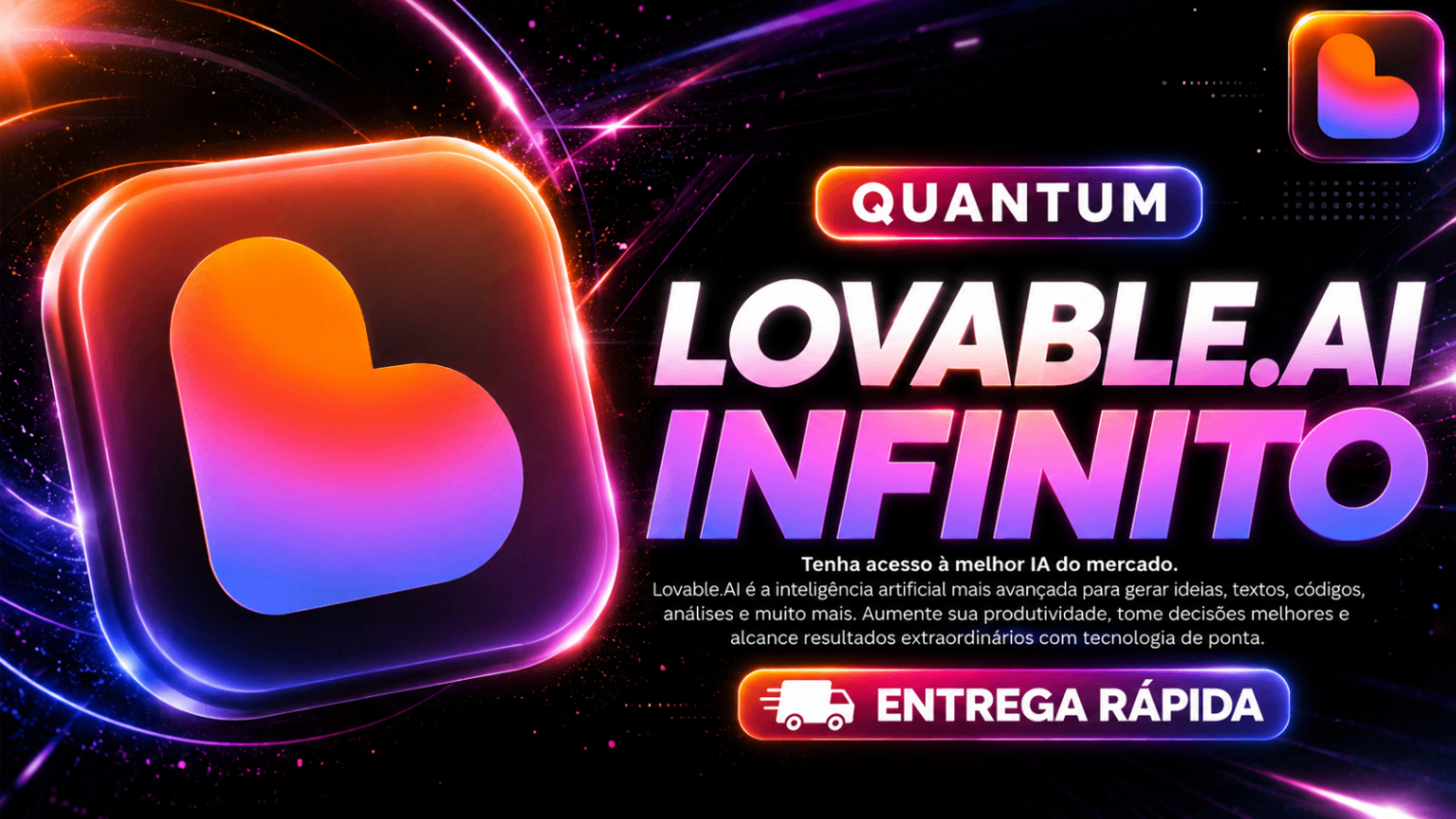 Lovable AI Infinito - 7 Dias